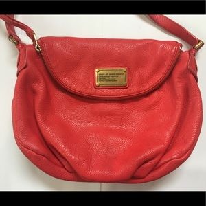 Marc Jacobs Neon orange Natasha Crossbody Bag Purse